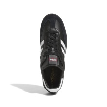 adidas Fussballschuhe Samba (Full-Grain-Leder mit Wildleder-Overlays) für Hallenplätze schwarz Herren